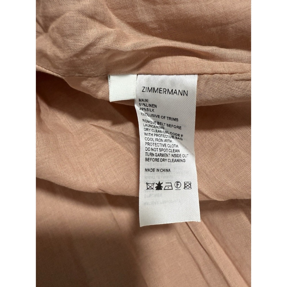 Zimmermann Luminous Linen Silk Bralette and Skirt Set 2, US 4/6 - Picture 10 of 15